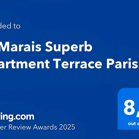 Le Marais Superb Terrace Free Netflix