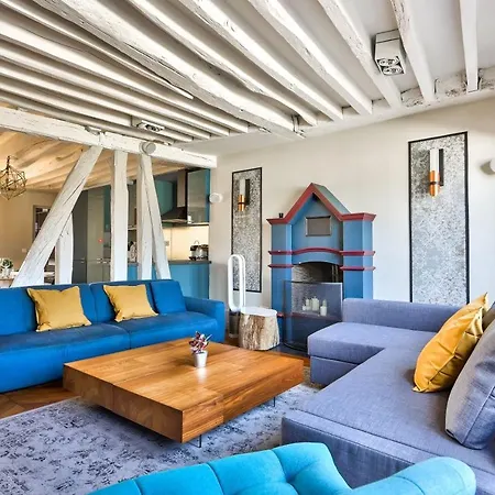 Le Marais Superb Terrace Free Netflix * パリ