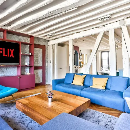 Apartman Le Marais Superb Terrace Free Netflix