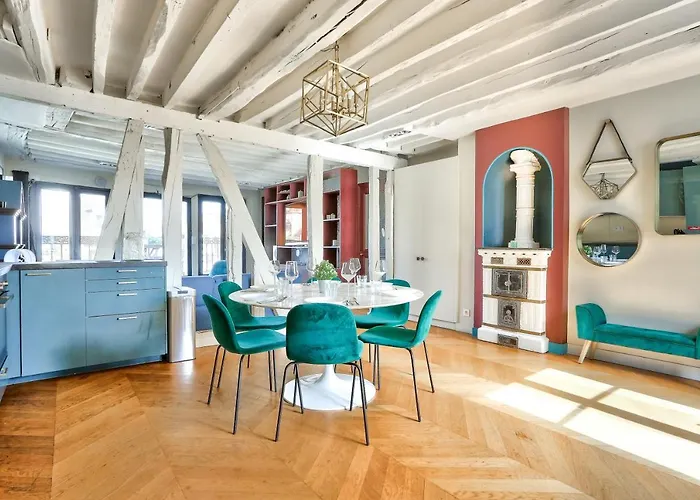 Le Marais Superb Terrace Free Netflix Παρίσι