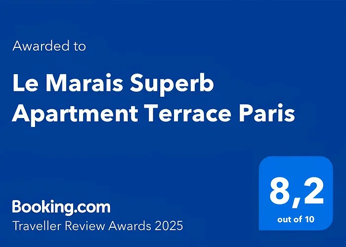 Le Marais Superb Terrace Free Netflix
