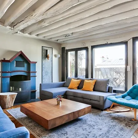 Le Marais Superb Terrace Free Netflix *